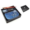 Blaue Sushi-Set mit Pflaumenblütenmotiv