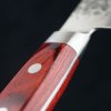 Nůž Gyuto Kiritsuke Hokiyama Tosa Ichi Tsuchime Bright Red 210 mm 4