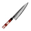 Kuchyňský nůž Chef Gyuto 210 mm Konoll Black Forging Aogami Red 1