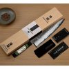 Kuchyňský nůž Chef Gyuto 210 mm Konoll Black Forging Aogami green 2