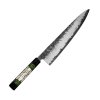 Kuchyňský nůž Chef Gyuto 210 mm Konoll Black Forging Aogami green 1
