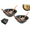 Sada dvou misek na ramen - Ramen Anemone Black