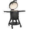 Prémiový keramický gril kamado Dellinger Smoke&Fire 22" Black Matte d