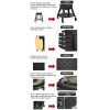 Keramický gril kamado Dellinger Smoke&Fire 22 Balck Matte 8