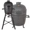 Keramický gril kamado Dellinger Smoke&Fire 16 Black Matte 2