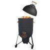 Keramický Rocket Stove Grill 4v1 – multifunkční venkovní kuchyně