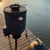 Keramický Rocket Stove Grill 4v1 – multifunkční venkovní kuchyně v přírodě