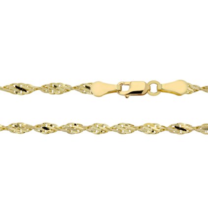 Zlatý řetízek Tyrdi (14k) - Elegantní vzor Twist