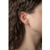 Zlatnictví Delony Praha, Elegantní dívčí náušnice Andie ze 14k zlata se zirkony