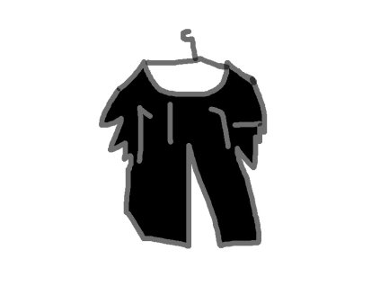 MIA MERINO top - černá