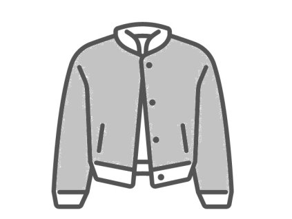 CORA bunda - stříbrná šedá