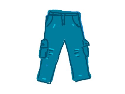 SARA džínové kalhoty - tmavě modrá