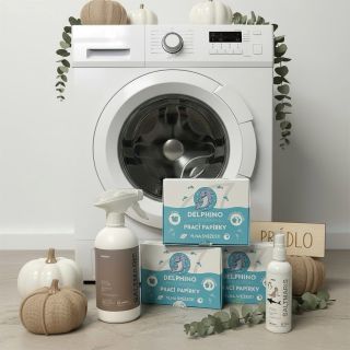 Delphino & Saltmaris: Vaše Podzimní EKO Kombo pro Domov! 🤍🌿 Vaše prádlo si zamiluje DELPHINO prací papírky. Nejen, že...