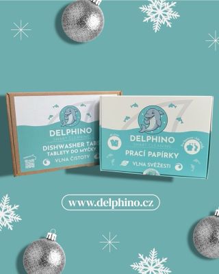 Tip na vánoční dárek 🎄🎁 Balíček Delphino: 🧺 Prací papírky 🍽️ Tablety do myčky ✨ –20 % vánoční sleva Praktický a ekologický...