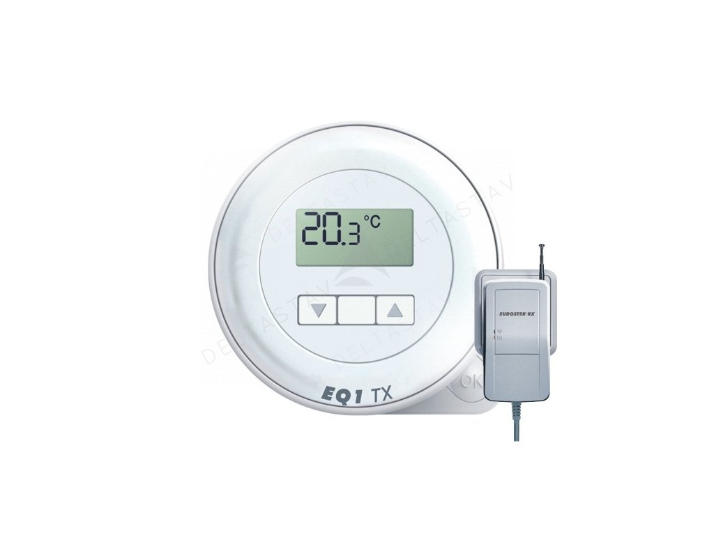 EUROSTER Q1 TX - bezdrôtový manuálny neprogramovateľný termostat