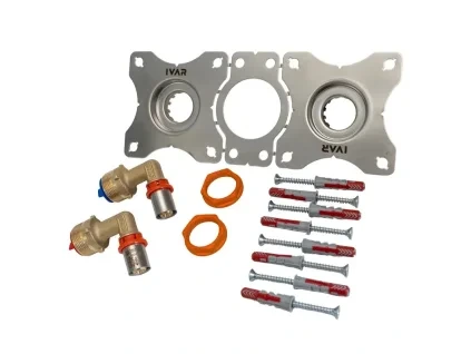 Bracket for sanitary wall plate elbows- for plasterboard