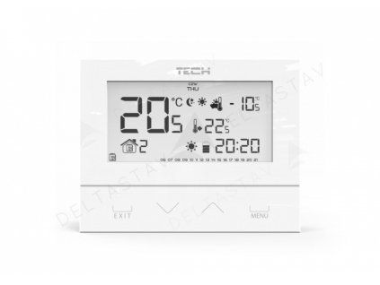 Funk-Raumregler mit Wochenprogramm TECH EU-292 v2 weiß