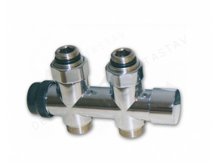 Kompaktný pripojovací ventil OPTIMA IVAR DV 103, 1/2"xM24, chróm