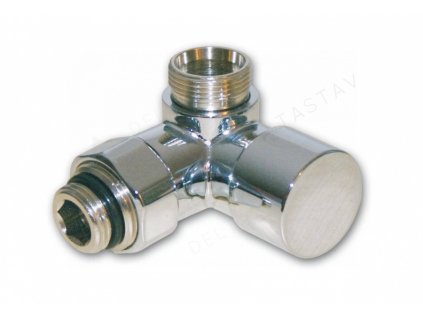 Regulačné šróbenie OPTIMA IVAR DV 028, 1/2"xM24, ľavé, inox - trojosové.