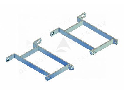 Wall bracket for distribution header HPW-BN