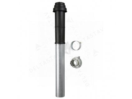 Vertical flue system 80/125 mm