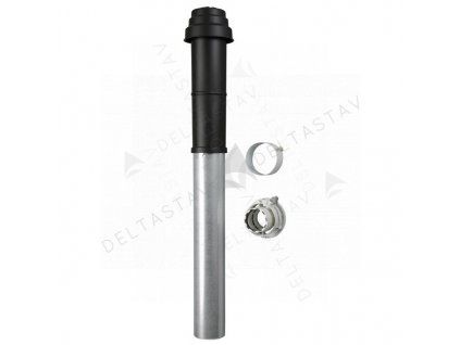 Vertical flue system 60/100 mm