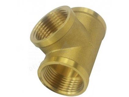 Brass reducing tee