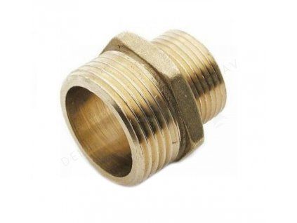 Brass reducing nipple