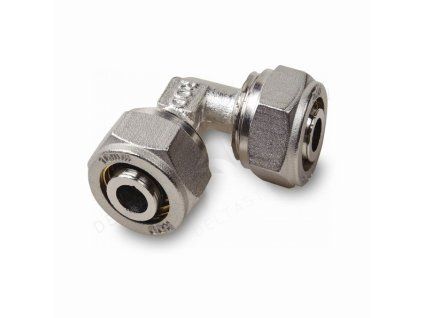 Screw-type elbow with compression union