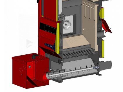 Ash removal device without additional ash container