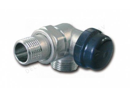 Double-regulating thermostatic valve - three-axis