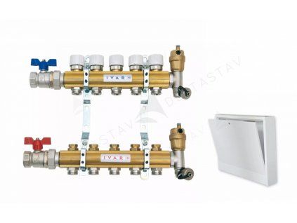 Manifold assembly IVAR CS 553 DRS including surface-mounted cabinet