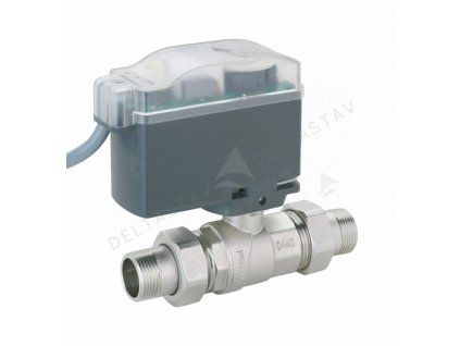 Two-way zone valve with actuator