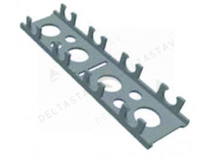 Pipe fixing rail