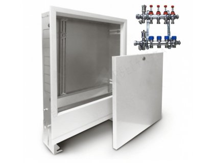 Skrinky pre nerez. rozdeľovače bez čerpadla pre podlahové kúrenie