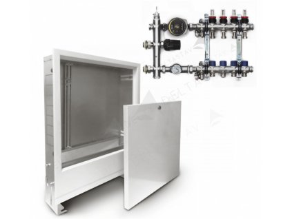 Skrinky pre nerez. rozdeľovače s čerpadlom pre podlahové kúrenie