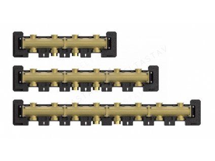 Horizontal distribution manifold- for individual boiler modules DN 25