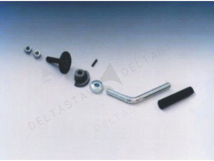 Complete latch, right-hand door version