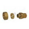 Compression fitting with nipple IVAR.RP 731 for PEX pipe