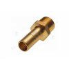 Brass adaptor Hep2O with male thread