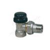 Double-regulating thermostatic valve - angle