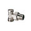 Lockshield valve with EK connection