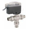 Three-way zone valve with actuator