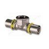Tee PRESS-GAS female thread