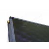 Flat-plate solar collector AlCu with structured glass