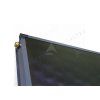 Flat-plate solar collector AlCu with structured anti-reflective glass