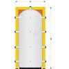 Buffer tank for heating water PUFFER PS