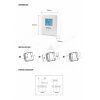 Saswell 919 - manueller, nicht programmierbarer Thermostat