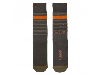 Pánske ponožky XPOOOS Essential Khaki
