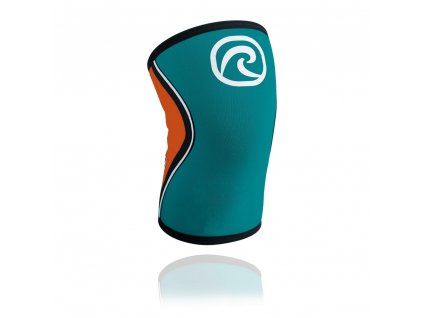 105313 01 rx knee sleeve 5mm tealorange front hr 4